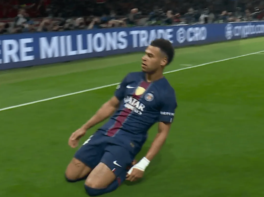 8868-7球，杜埃追平姆巴佩的欧冠历史淘汰赛U21球员进球纪录